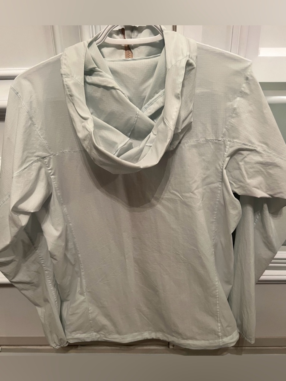 Arc'teryx Women's Squamish Hoody  in pale mint green with Magenta Pocket - Picture 2 of 6